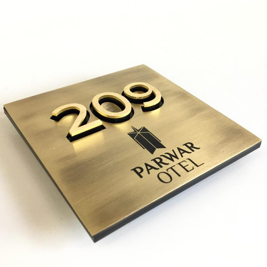Room Number Signage Design for Turkey | Yönlendirme Tasarımı