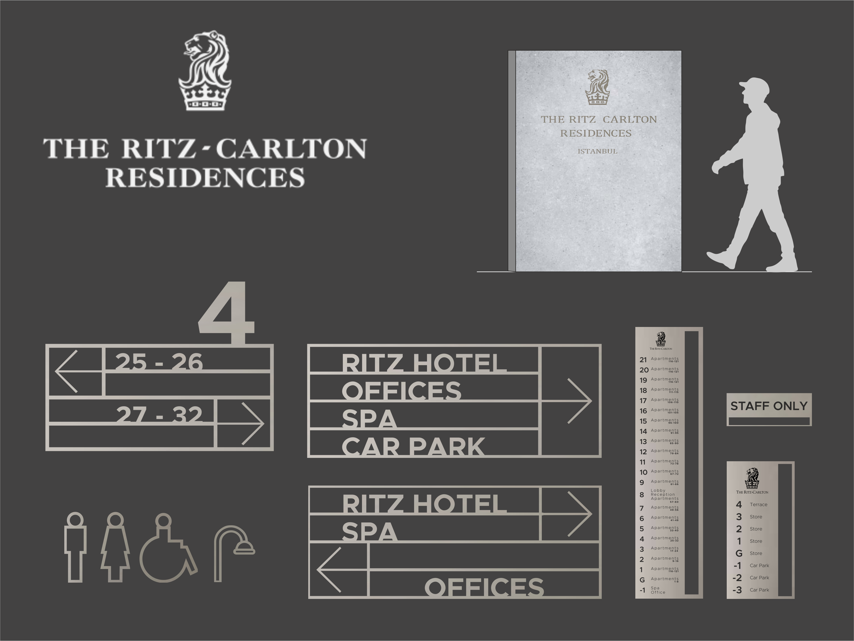 Residential Signage System for Turkey | Yönlendirme Tasarımı